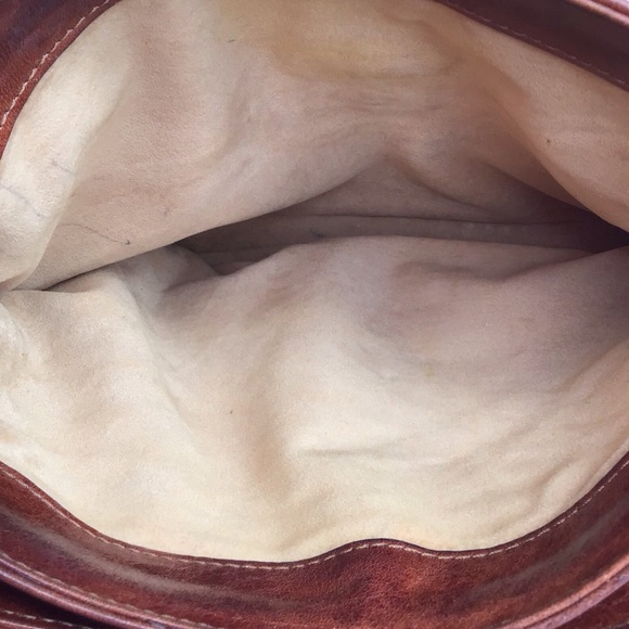 Oroton Vintage Brown Leather Satchel Made In Australia - Picture 11 of 15